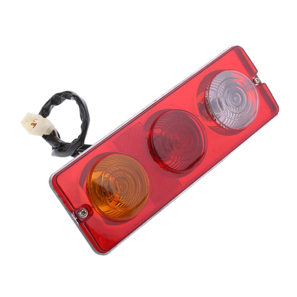 Rear Brake Tail Light Panel for 150cc 250cc Go Kart ATV Buggy Quad Bike 