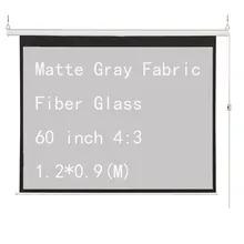 Thinyou Matte Gray Fabric Fiber Glass 60 inch 4:3 Electric Screen For 3D LED DLP Projector Motorized Projection Screens Thinyou Matte Gray Fabric Fiber Glass 60 inch 4:3 Electric Screen For 3D LED DLP Projector Motorized Projection Screens