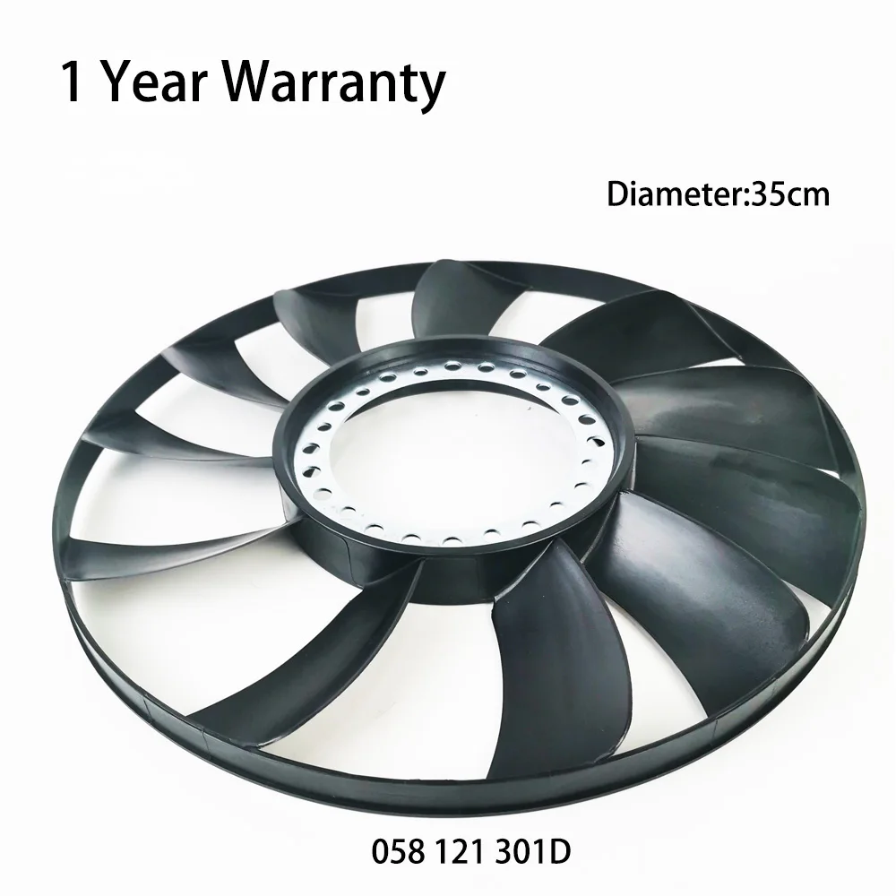 Radiator Cooling Fan Blade impeller for VW PASSAT AUDI A4 S4 A6 SKODA SUPERB 058121301B 058 121 301B 058121301D 301D | Автомобили и