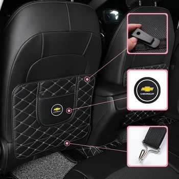 

Fiber Leather Car Seat Anti-Kick Anti-Kick Mat For Chevrolet Cruze Captiva Lacetti Spark Aveo Orlando Epica Camaro accessories