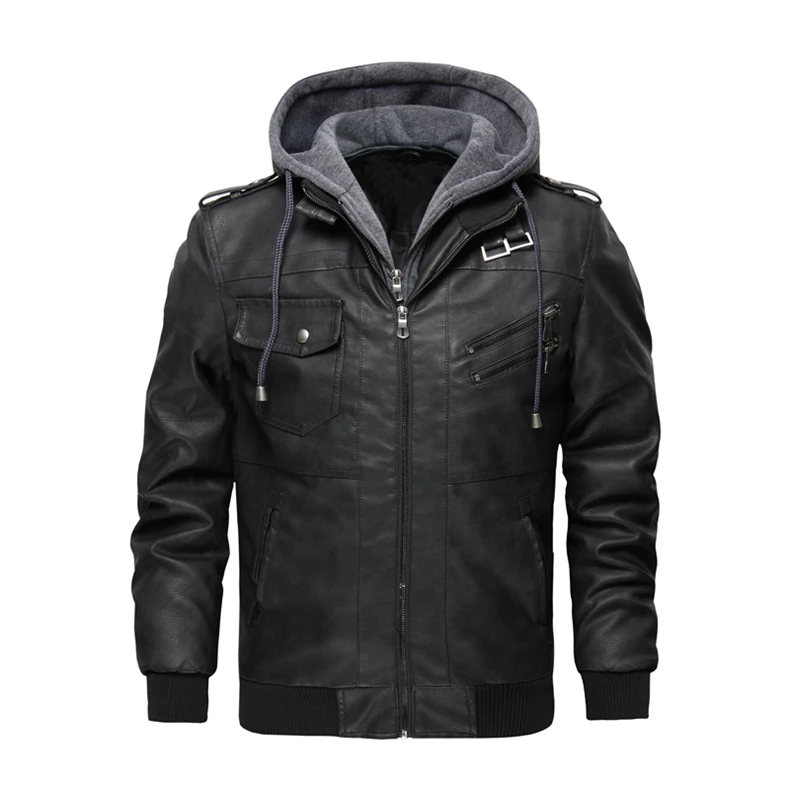 mens pu jacket