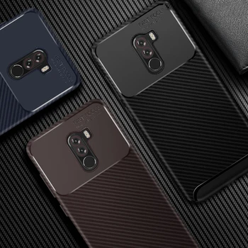 

100pcs Armor Hybrid Soft TPU Case For Xiaomi Mi 9 9T Redmi Note 8 Pro 8A 7 7A 6 6A S2 Y2 K20 Go Carbon Fiber Shockproof Cover