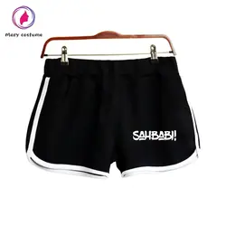 Sahbabii хип хоп женские шорты из полиэстера женские пляжные стильные модные уличные шорты 2019 горячие женские модные повседневные летние шорты