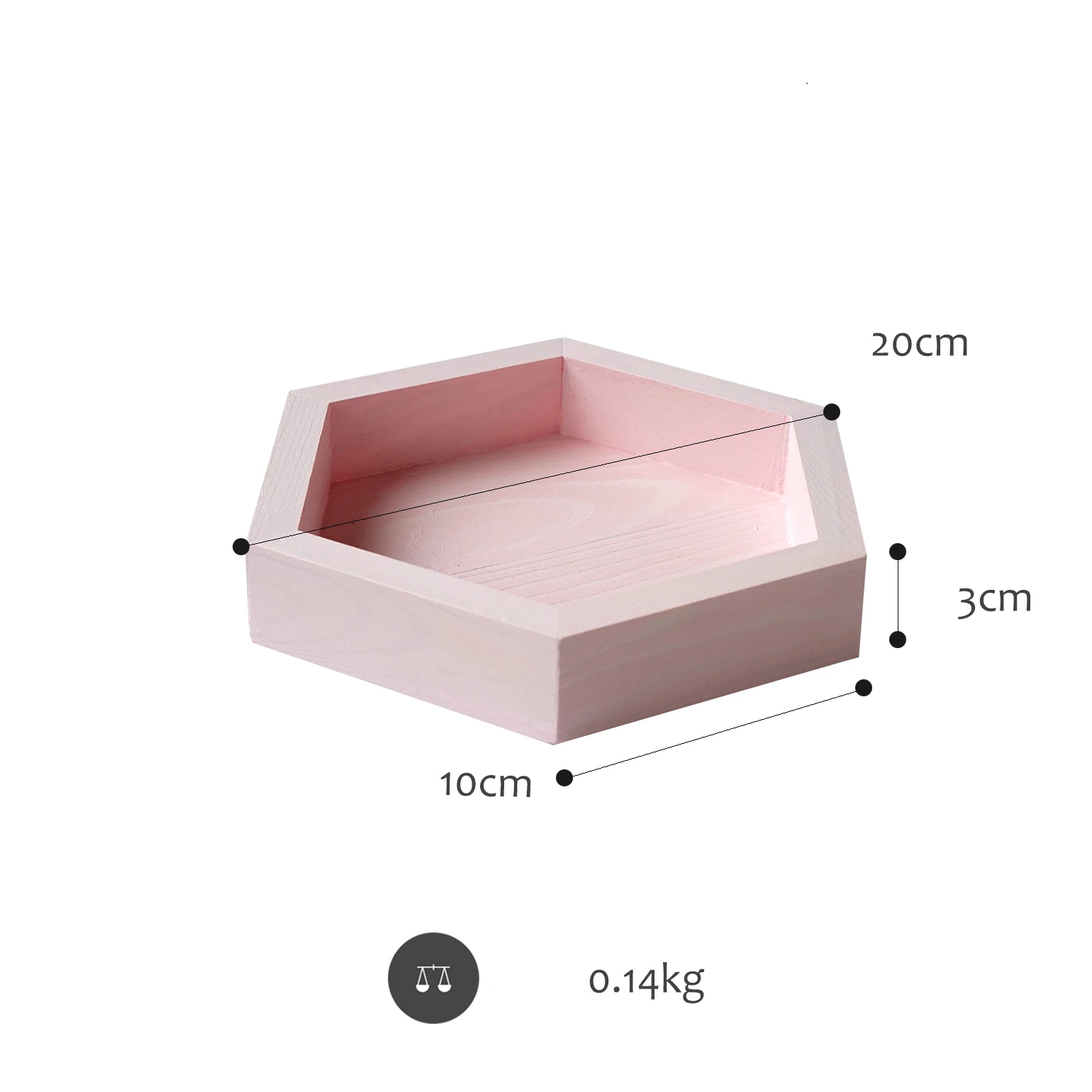 Candy box Mini desktop display candy display tray candy box design of children's room layout soft room model - Цвет: pink
