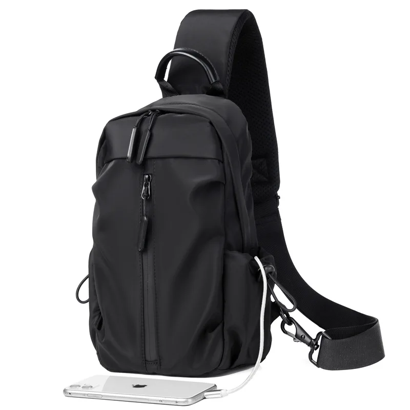 

Weysfor Men Fashion Chest Bag Waterproof Travel Crossbody Backbag Outdoor Single Shoulder Bag School Teenager Mochila Bags