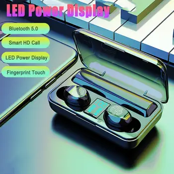 

Bluetooth5.0 touch Earphone Stereo Wireless Headphones Sport Waterproof Earbuds With charging box case For iPhone Samsung Xiaomi