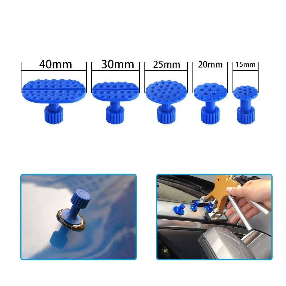 PDR инструмент для ремонта авто, безболезненный Съемник вмятин, инструмент для удаления автомобиля, скользящий молоток, съемник, вкладки на присоске, набор ручных инструментов