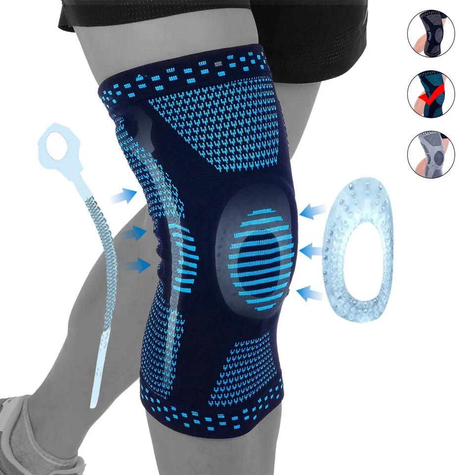 1 шт. эластичный кронштейн для поддержки колена наколенник Регулируемый наколенник наколенники Баскетбол безопасность плечевой ремень Защитная лента joelheir