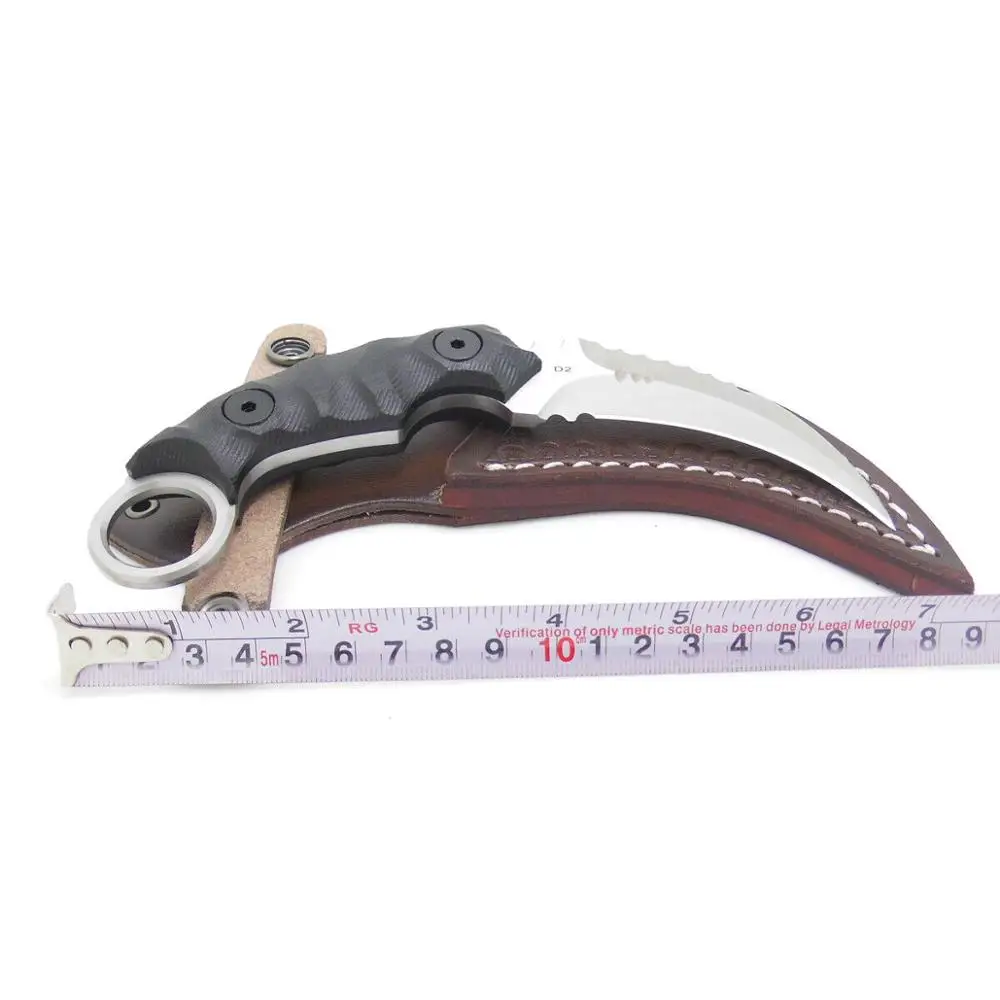 MASALONG Camp охотничий нож для выживания очень хороший баланс боевой ручки Karambit тактические инструменты для спасения Kni104