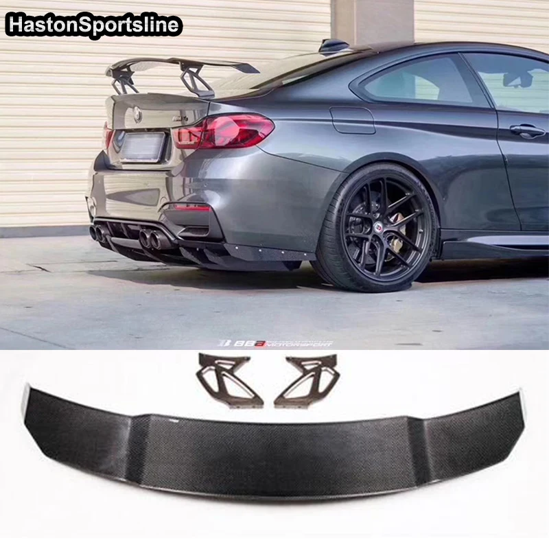 Vorsteiner стиль углеродное волокно автомобильный Стайлинг задний багажник губа