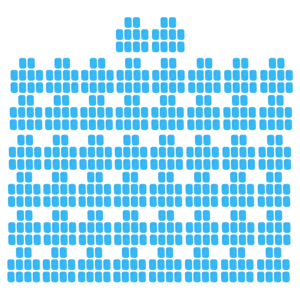 500Pcs ABS Abdominal Muscle Hydrogel Gel Pads Exerciser Accessory Practical 500Pcs ABS Abdominal Muscle Hydrogel Gel Pads Exerciser Accessory Practical