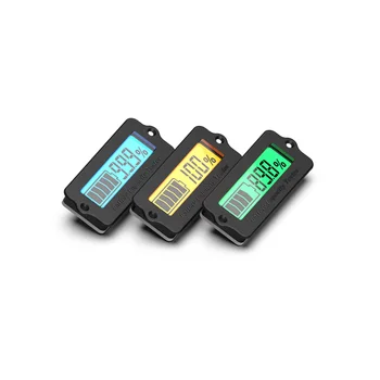 

12V 24V 36V 48V Lead-Acid Battery LY6N Recessed Battery Capacity Indicator Tester Voltmeter Green Light battery charge indicator