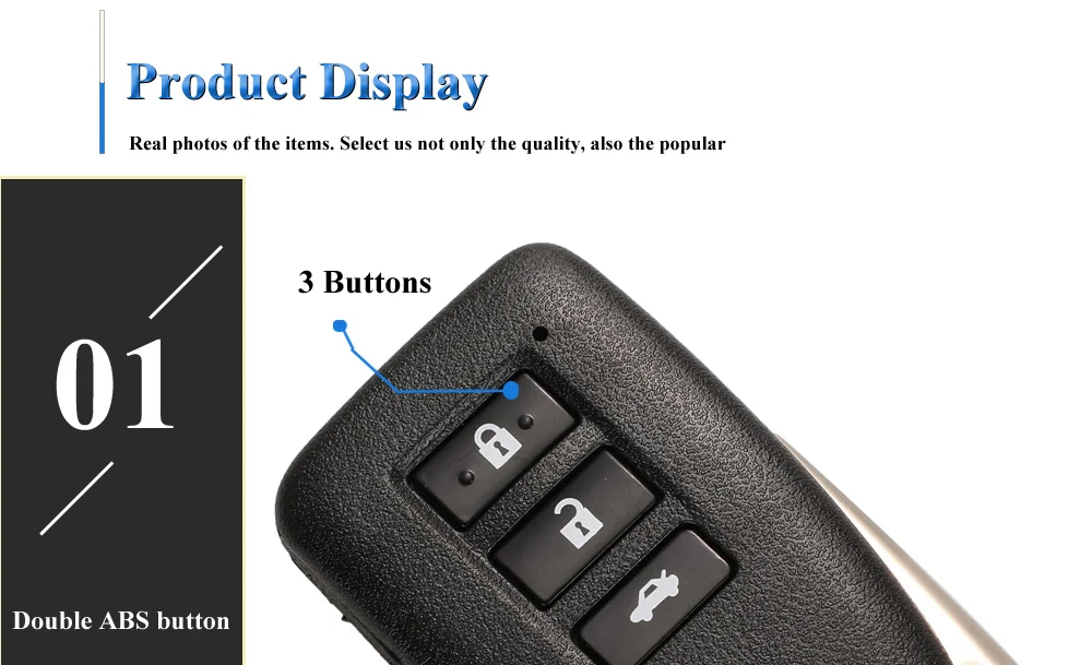 Jinyuqin 2/3/4 pulsante copertura Shell chiave auto remota per Lexus NX GS RX IS ES GX LX RC 200 250 350 LS 450H 300H sostituzione custodia chiave - H91152c0a889d4c1fa112cec779ee4a74h