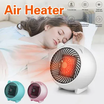 

500w Mini Heater Portable Electric Fan Heater Desktop Heating Stove Warmer Machine Home Calefactor Electric US/EU Plug#gb4