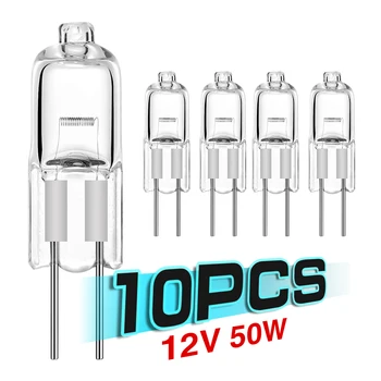 

10pcs Ultra low price G4 12V 20w Halogen Lamp G4 12V 5W / 10W / 20W / 35W / 50W Bulb Inserted Beads Crystal Lamp Halogen Bulb