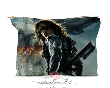 

Bucky Barnes cosmetic bag Cosmetic Case Cosmetic pouch makeup bag cute travel bag for women gift