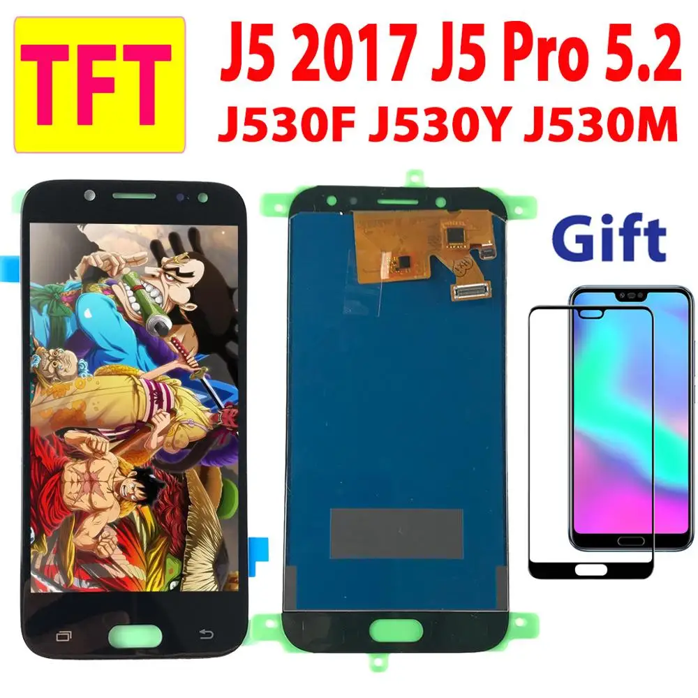 ЖК-дисплей 5 2 ''TFT для SAMSUNG Galaxy J5 Pro J530F сенсорный экран с цифровым