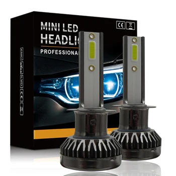 

MAHAQI 2PCS H7 LED mini Car headlight Bulbs H1 LED H7 H8 H11 Headlamps Kit 9005 HB3 9006 HB4 Auto 12-24V LED DRL Lamps 60W 8000L