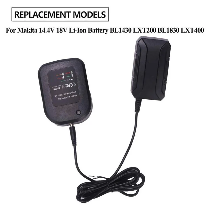 Carregador de Bateria Corrente de Carregamento para Makita Carregador de Ferramenta Novo Li-ion 18v Bl1830 Bl1430 Dc18rc Dc18ra Elétrica Mak1418-mc 1a 14.4v - Image 6