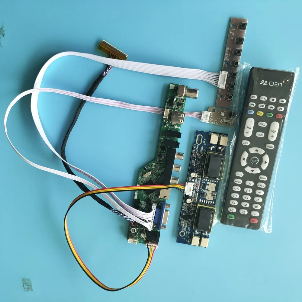 for LTM170EU-L11 Digital Signal 4 lamps VGA AV kit HDMI LCD 30pin Resolution TV Controller Board 1280X1024 17&quot | Компьютеры и офис