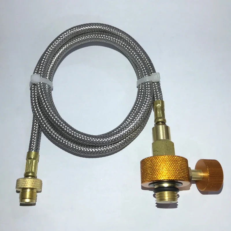 

Mid East Camping Stove Propane Refill Adapter Gas Burner Adapter Joint Valve LPG Flat Cylinder Tank Coupler Bottle Adapter