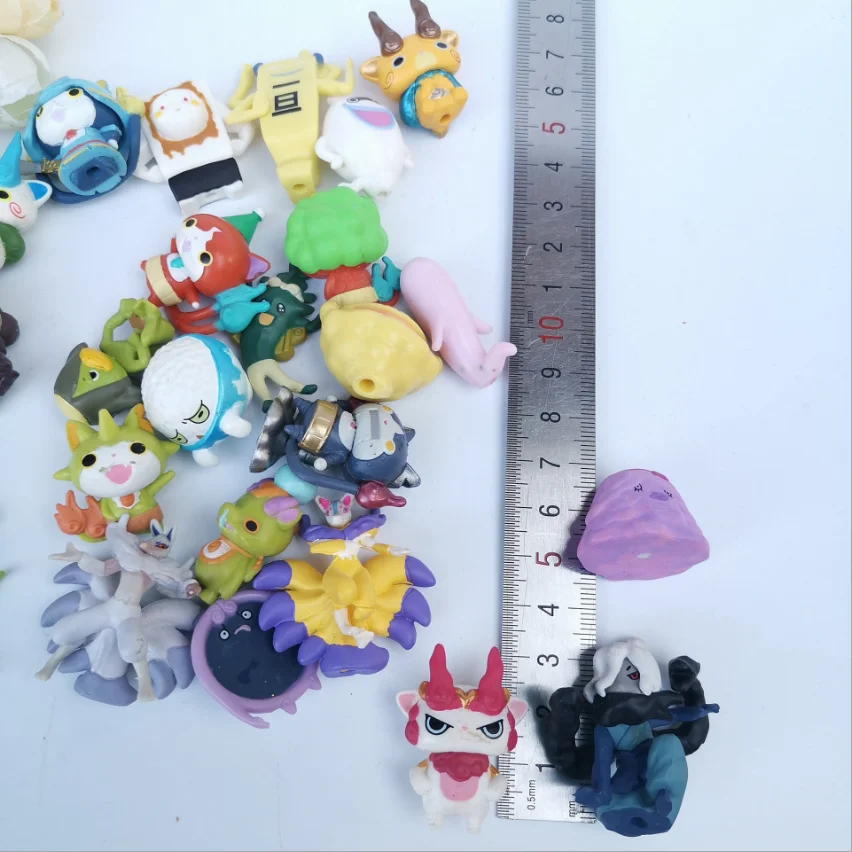50 шт./лот новые Мультяшные аниме экшн фигурки 3 4 см Yokai Watch Elf миниатюрные