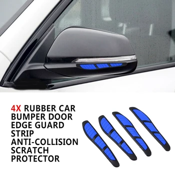 

pcmos Car Door Edge Guard Strip Scratch Protector Anti-collision Trim Mirror Sticker Auto Exterior Accessories Red Blue Yellow