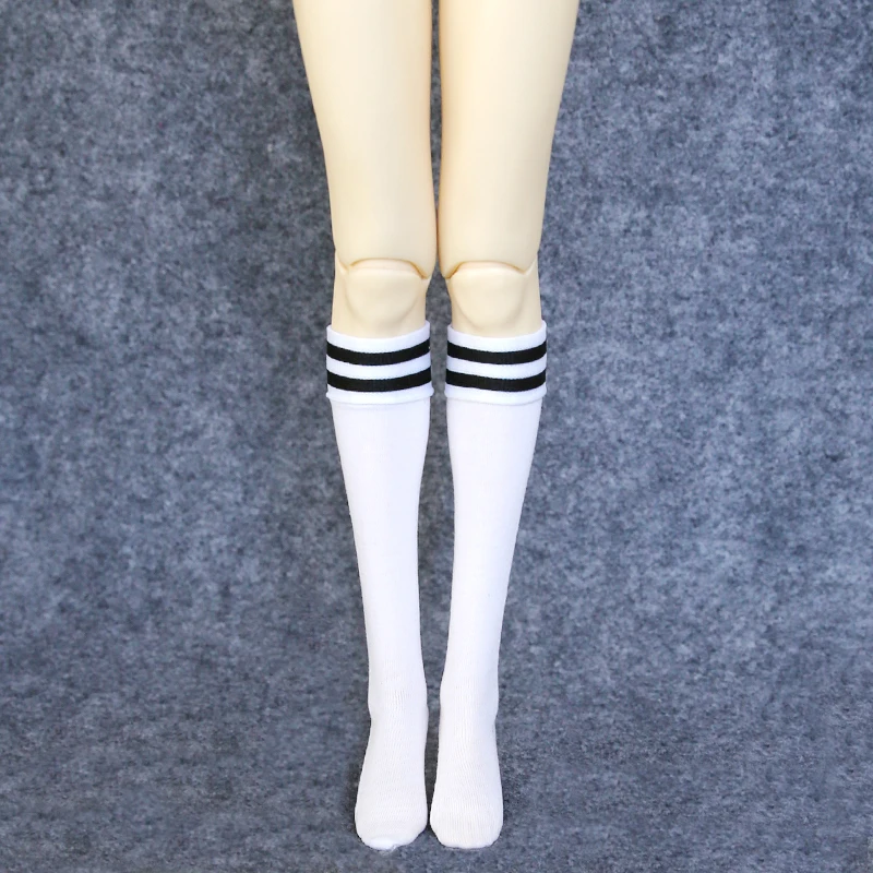 M0108 детские игрушки ручной работы, 1/3 1/4, носки для кукол, BJD/SD кукольный реквизит, аксессуары, полосатые носки, 1 пара