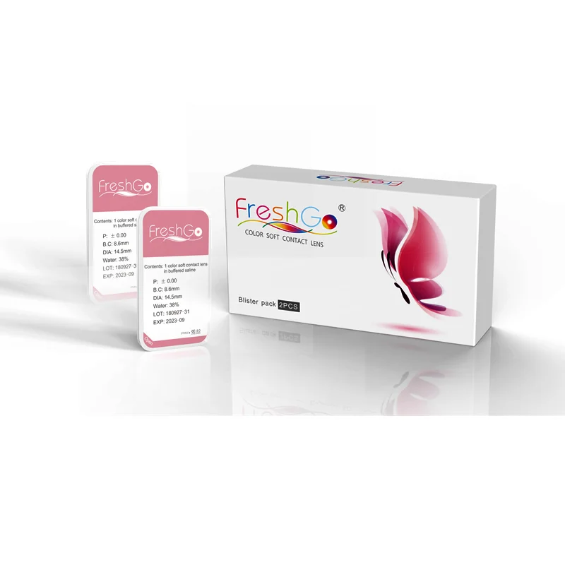 2pcs/pair 3 Tone Series Colored Contact Lenses