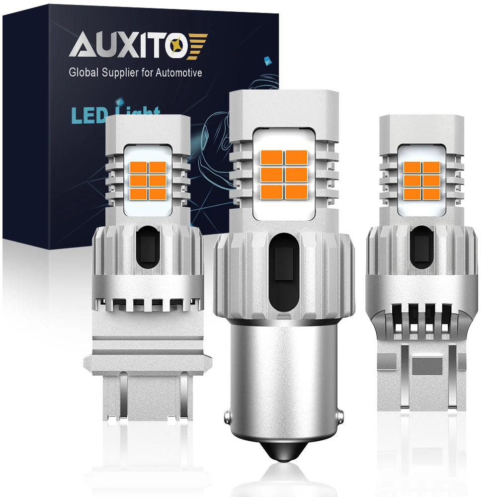 Светодиодные лампы AUXITO T20 W21W 7440 BA15S 1156 1157 P21W 3157 светодиодный|Сигнальная лампа| |