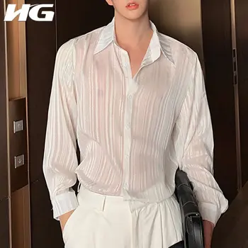 

HG Solid Loose Shirt Women 2020 Autumn Casual Fashion New Style Temperament All Match Turn Down Collar Full Sleeve Blouse ZP2401