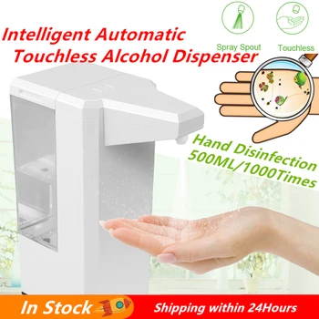 

Intelligent Automatic Touchless Alcohol Dispenser for Hand Disinfection Handsfree Alcohol Spray Machine Liquid Soap Dispenser