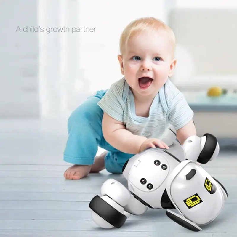 New Interaction Smart Robot Dog 2.4g Wireless Remote Control Intelligent Talking Dancing Robot Dog Toy Electronic Pet Kid Gift