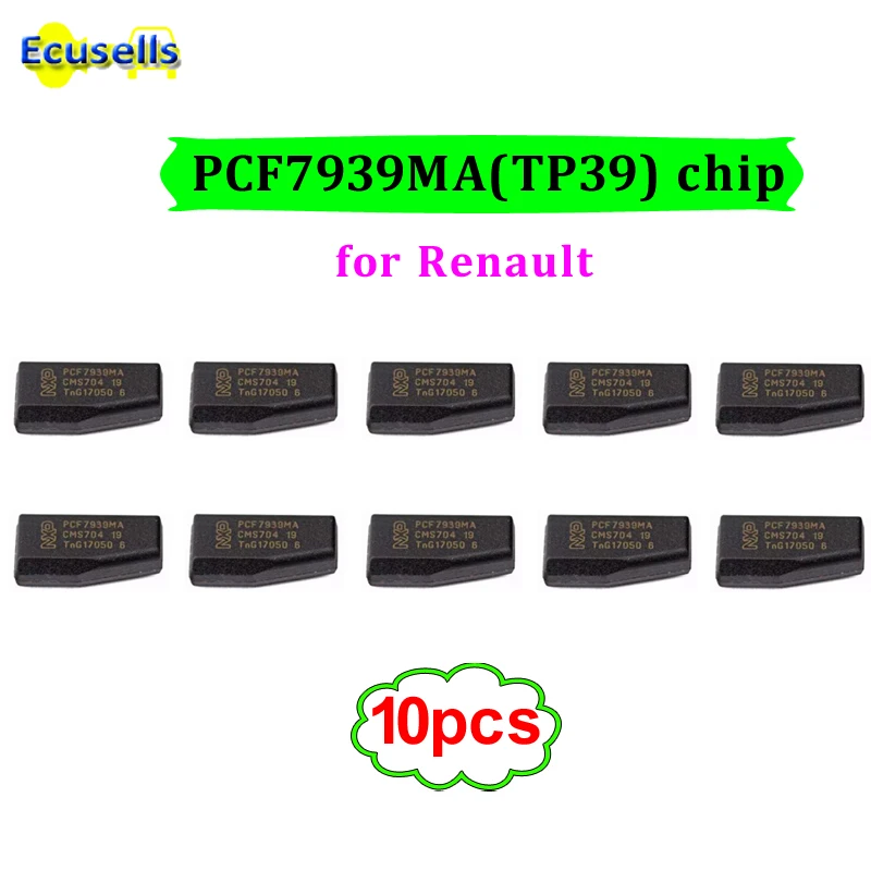 10 шт./лот PCF7939MA(TP39) пустой авто ключ углеродный чип транспондера для Renault Dacia Duster Logan Sandero