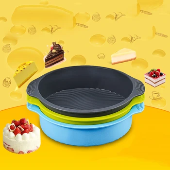 

Round Silicone Birthday Cake Mold High Temperature Resistant Queen Moon Cake Mold Microwave Oven Baking Tools Home