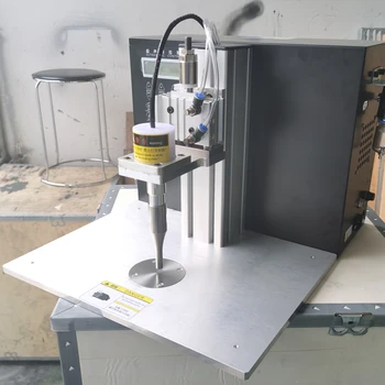 

stick welder ear band ultrasonic sewing machine non-woven fabric ultrasonic automatic spot welder 35khz 1000w