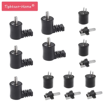 

5 Pcs 2 Pin Din Right Angle HiFi Speaker Plug Cable Audio Screw Solder Connector audio lamp power signal plug Accessories Drop