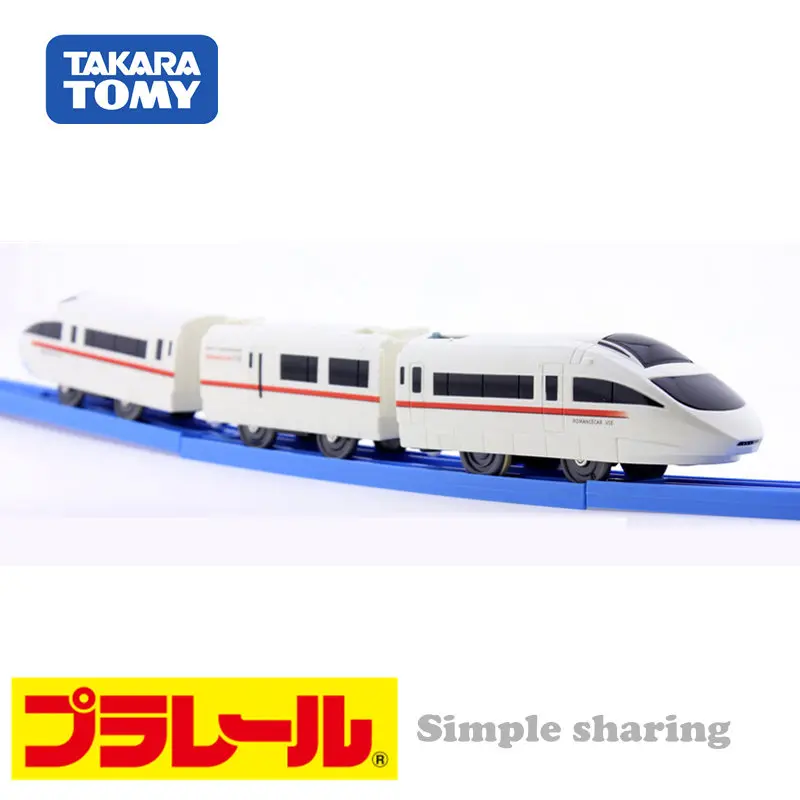 Takara Tomy Pla Rail Plarail S-37 Forma 50000 Romancecar японский железнодорожный поезд моторизованный Электрический локомотив модель игрушки