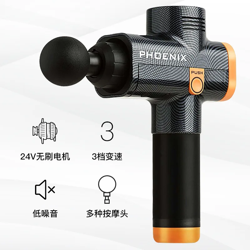 

Relaxing Muscle Massage Gun Fitness Physiotherapy Fascia Gun Electric Impact Grab Meridian Depth Mitigate Pain Vibration