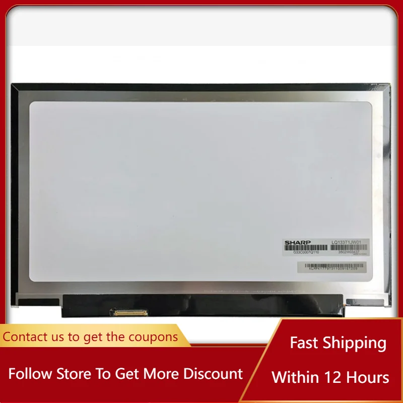 

13.3 Inch LQ133T1JW01 LCD Screen EDP 40PIN 60HZ Quad-HD 2560*1440 1000% sRGB Laptop Display Panel
