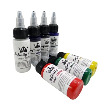 

High Quality 7 Color Permanent Tattoo Pigment Tattoo Ink Embroidery Machine 30ml Beauty Tools Free DeliveryBody Art