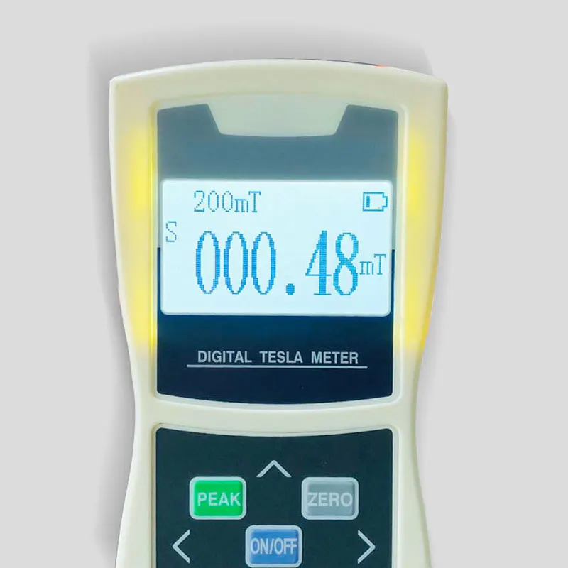 Digital Tesla Meter Magnetic Flux Meter Surface Magnetic Field Tester 5% Accuracy Handheld Permanent Magnet Gauss