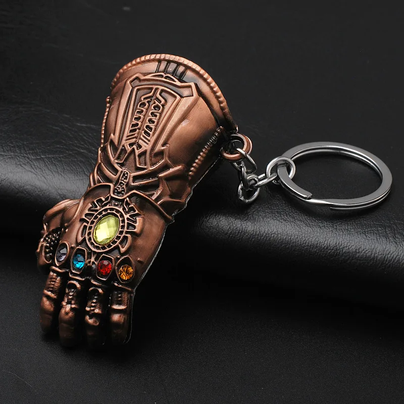 Те Тор молоток металлические брелки Мстители эндшпиль супергерой Человек паук Железный человек брелок для ключей для мужчин автомобиля женщин сумка аксессуары - Цвет: I-4