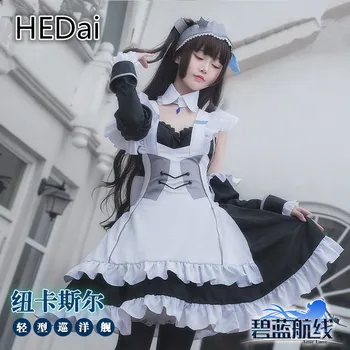 

Azur Lane HMS Newcastle Maid Cosplay Costume Woman Maid Sexy Lolita Dresses Anime Cos Outifts Sets
