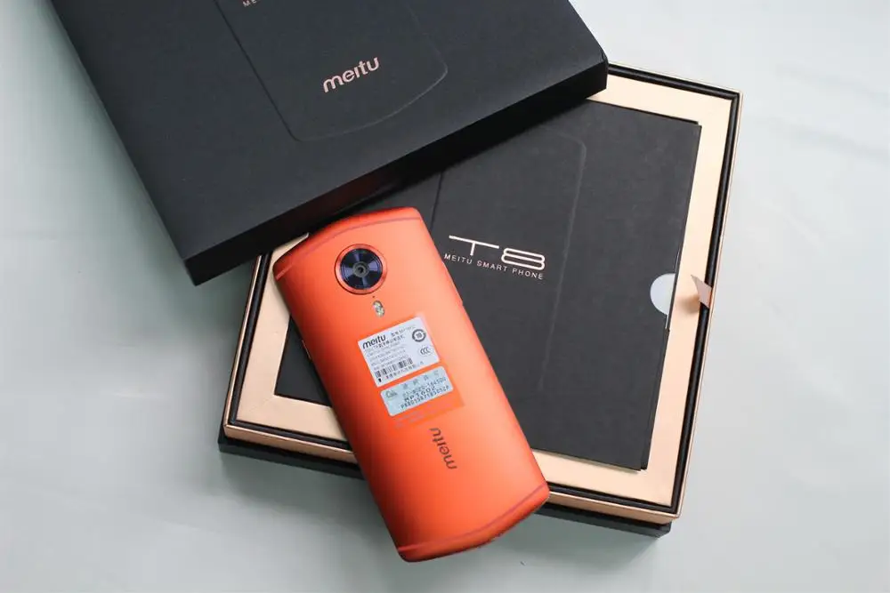 Meitu T8 мобильный телефон MTK6797 Deca Core Android 6,0 5," Amoled 1920x1080 4 Гб Ram 128 ГБ Rom МП отпечаток пальца - Цвет: 4gb 128gb orange
