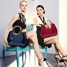 Свадебная сумка для невесты, новинка, женские сумки и кошельки, модная яркая лакированная женская сумка, сумка-мессенджер, сумка через плечо