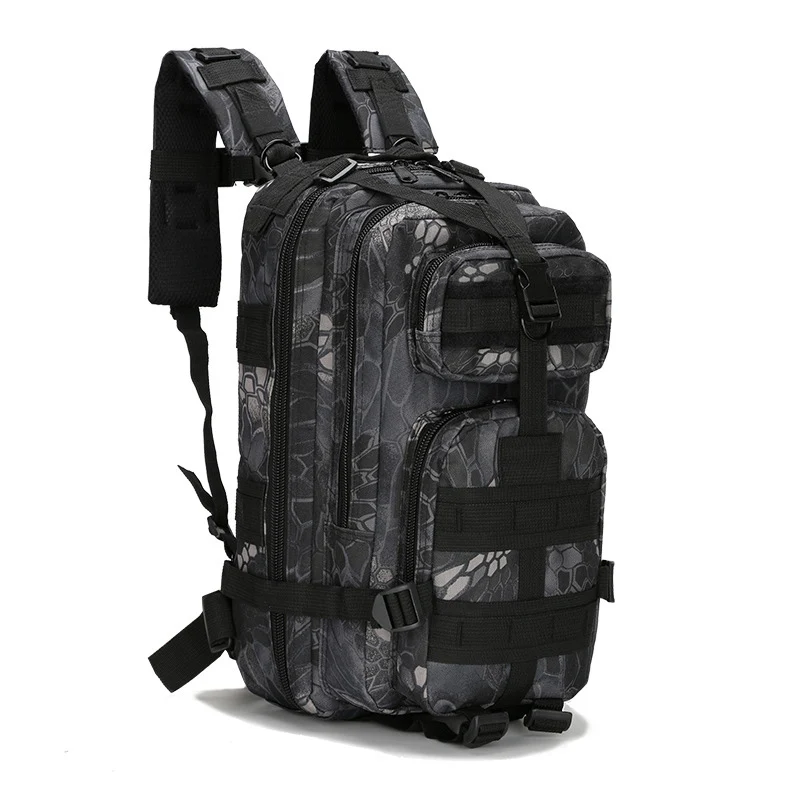 Мужской военный тактический рюкзак 25л, водонепроницаемый походный Рюкзак Molle, Спортивная армейская сумка для путешествий, походный рюкзак для отдыха на природе - Цвет: Snake