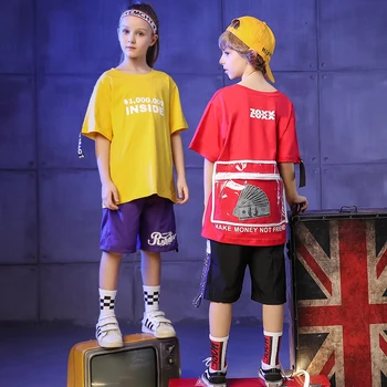 

pally elves 2020 Summer Kids Clothing Unisex Set Dollar T-shirt Drawstring Shorts Fashion Suit