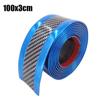 

Carbon Fiber Anti-Collision Strip Skirt Protection 1 Meter Guard Door Car