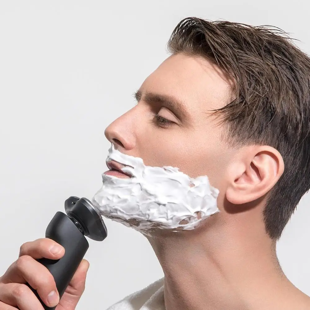 

Electric Shaver Double Ring Knife Double Gear Mode Fast Shaving Dry And Wet Double Shaving Body Waterproof